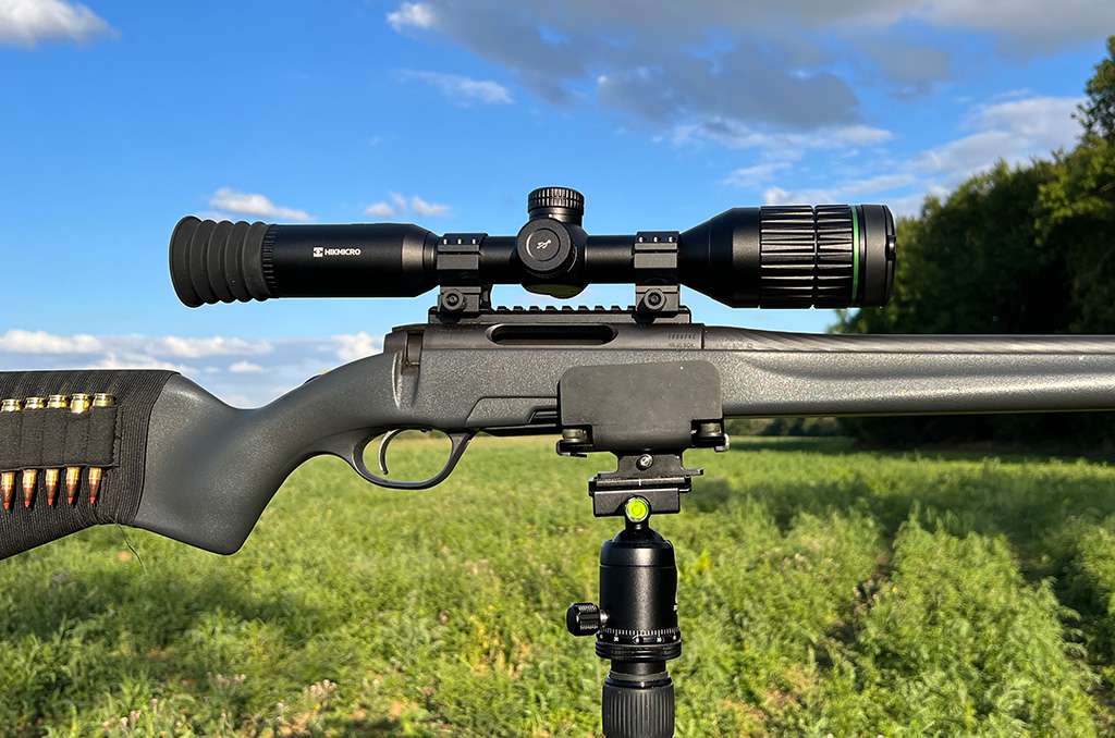 HikMicro Alpex A50T on rifle