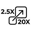 2.5x to 20x Magnification Pulsar