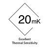 HikMicro 20mk NETD sensitivity 