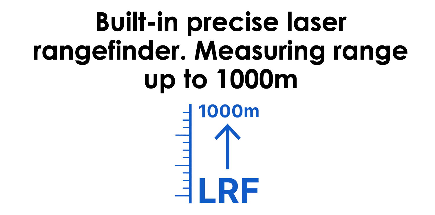 Pulsar Merger Laser Rangefinder