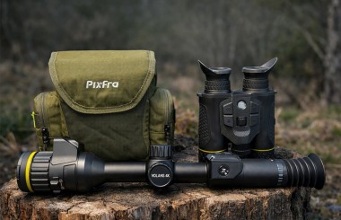 Pixfra Draco D225-4K Multispectral Binos + Pixfra Volans LRF Day & Night Bundle