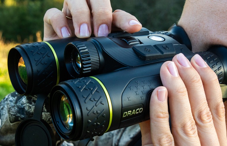 Pixfra Draco D335-4K Multispectral Thermal Binoculars with Laser Rangefinder