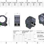 Tier One Tac-Ring Sets (6 Screw) Picatinny Mounts