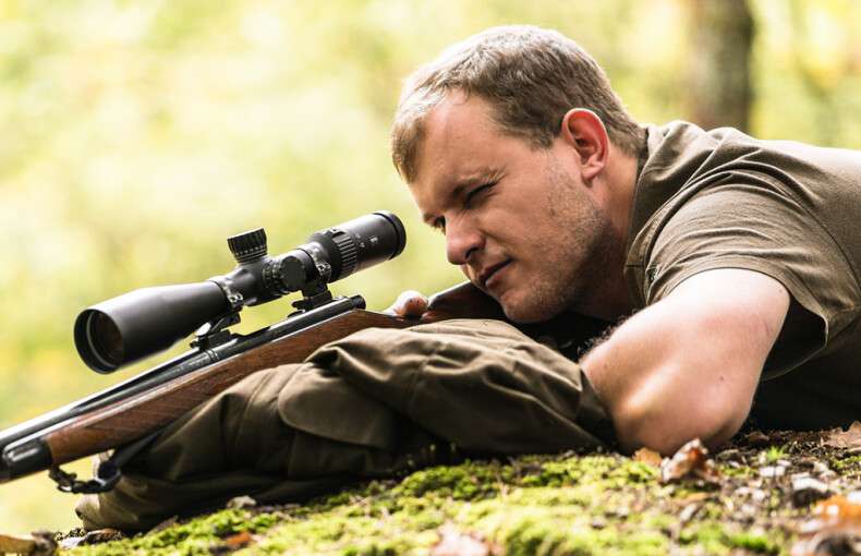 Zeiss Conquest V4 Riflescope 4-16x44 with ZBi Reticle and External Elevation Turret