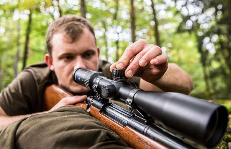 Zeiss Conquest V4 Riflescope 4-16x44 with ZBi Reticle and External Elevation Turret