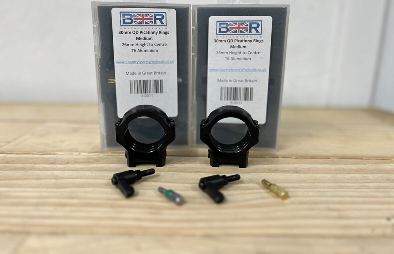 Britannia Quick Release Ring Mounts - Perfect for Night Vision and Thermal