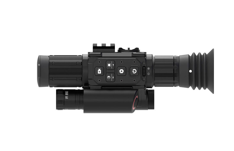 DNT Optics Zulus HD 5-20 LRF Digital Day and Night Vision Scope with LRF Ballistic Calculator
