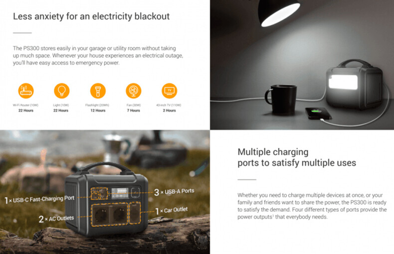 EZVIZ PS300 Portable Power Station