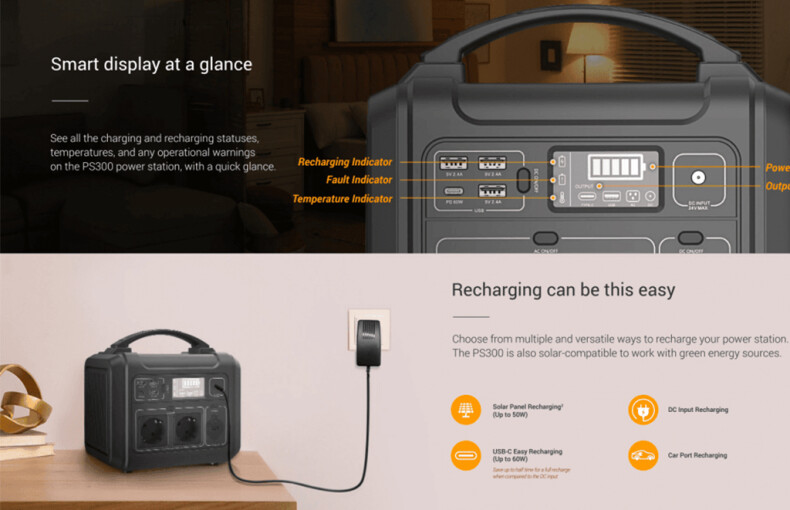 EZVIZ PS300 Portable Power Station