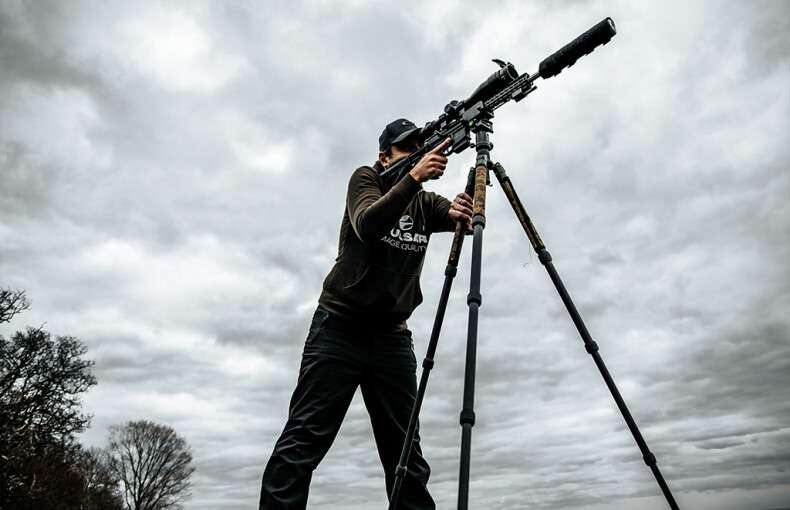 Rekon CT1-HD with Hog Saddle Carbon Precision Tripod System