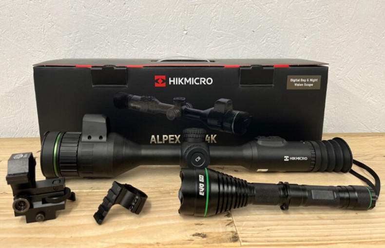 HikMicro Alpex 4K LRF BlackOut IR Bundle Kit