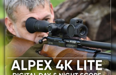 New Alpex 4K Lite Launches - Designed for air rifle and rimfire