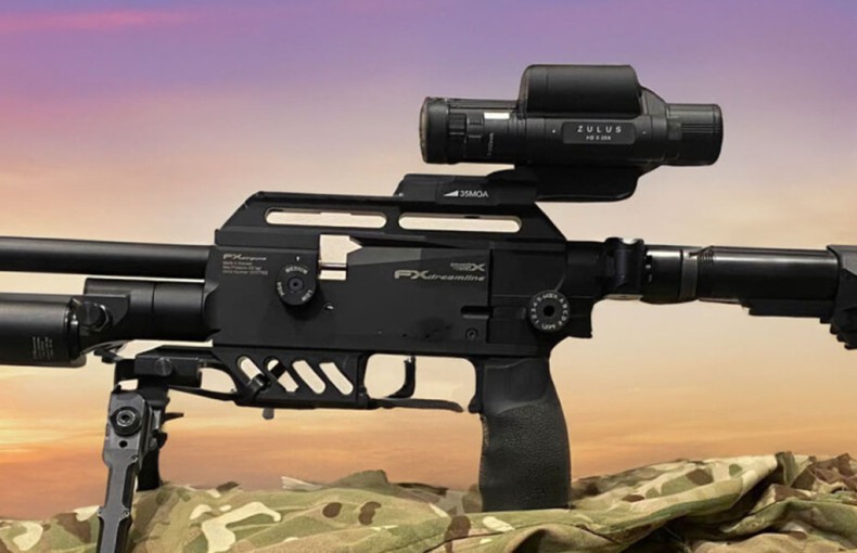 DNT Optics Zulus HD 5-20 LRF Digital Day and Night Vision Scope with LRF Ballistic Calculator