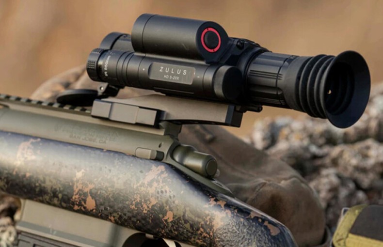 DNT Optics Zulus HD 5-20 LRF Digital Day and Night Vision Scope with LRF Ballistic Calculator